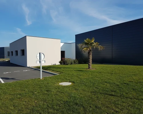 Réalisation d'une construction de bâtiment industriel à Treize-Septiers par Soulard Maçonnerie