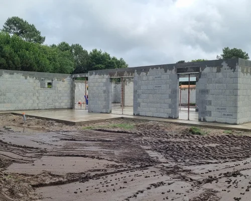 Réalisation d'une construction de maison individuelle à Treize-Septiers par Soulard Maçonnerie