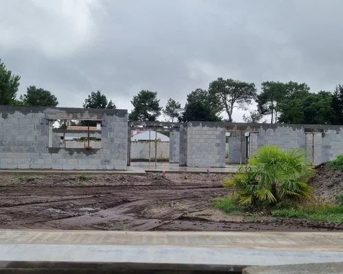 Réalisation d'une construction de maison individuelle à Treize-Septiers par Soulard Maçonnerie