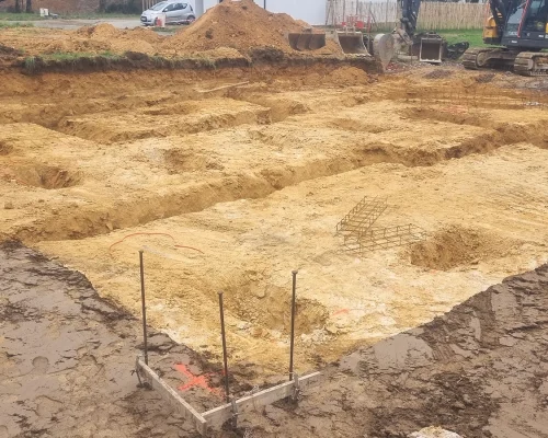 Réalisation d'un terrassement à Treize-Septiers par Soulard Maçonnerie