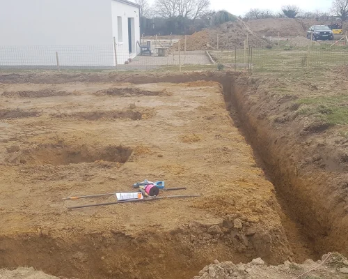 Réalisation d'un terrassement à Treize-Septiers par Soulard Maçonnerie